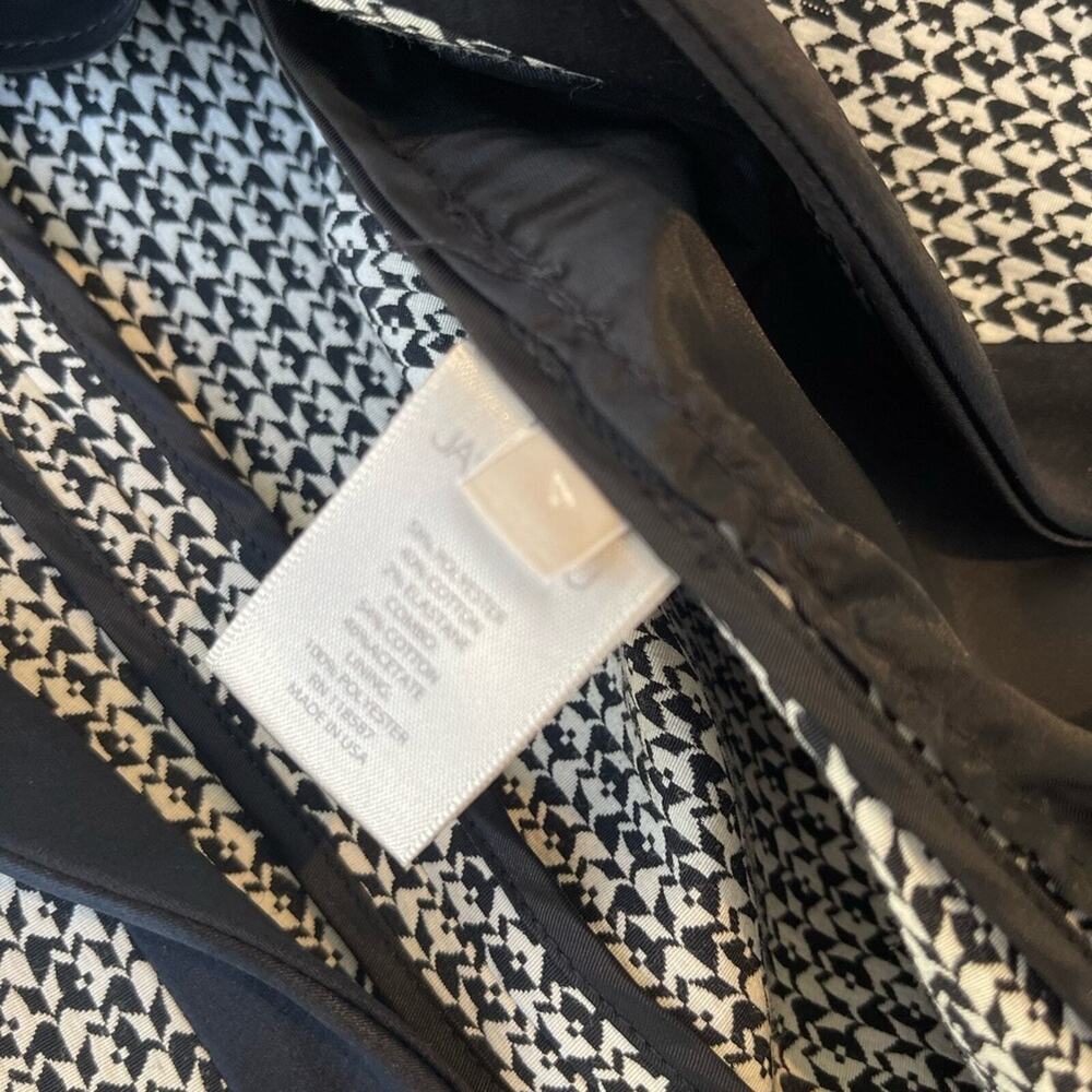 Jason Wu black and white geometric print blazer Size 4 - Picture 4 of 5